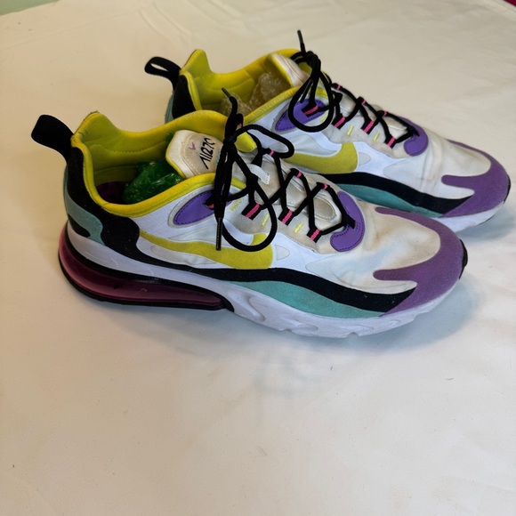 Nike Air Max 270 React Multicolor Sneakers - Picture 3 of 6